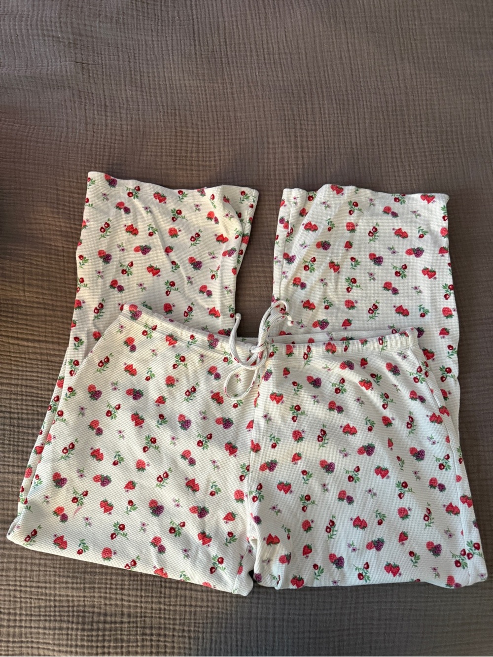 Berry Print 100% Cotton Lounge Pants